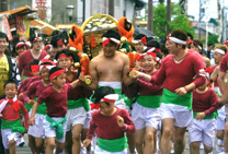 Shigaku festival also children to participate.